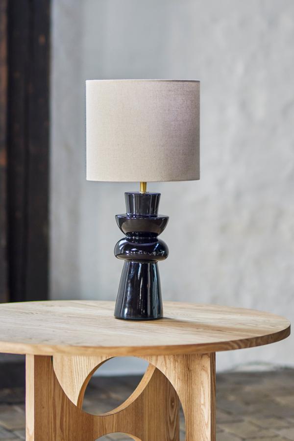 Bloomingville Lio Table lamp, Black, Stoneware