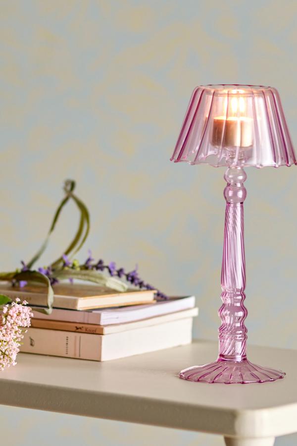 Bloomingville Cisco Votive, Rose, Glass