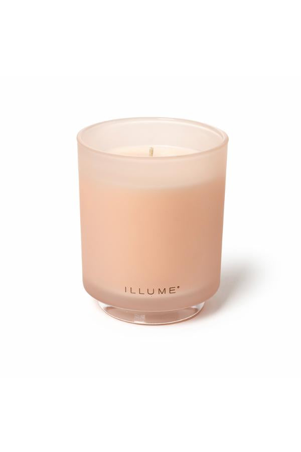 Illume Coconut Milk Mango Box Glass Candle, Rose,