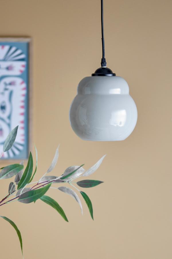 Bloomingville Motella Pendant Lamp, Grey, Glass