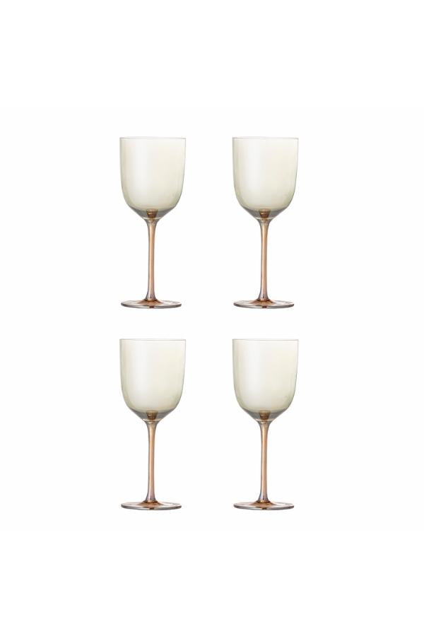 Bloomingville Aston Wine Glass, Bronze, Glass