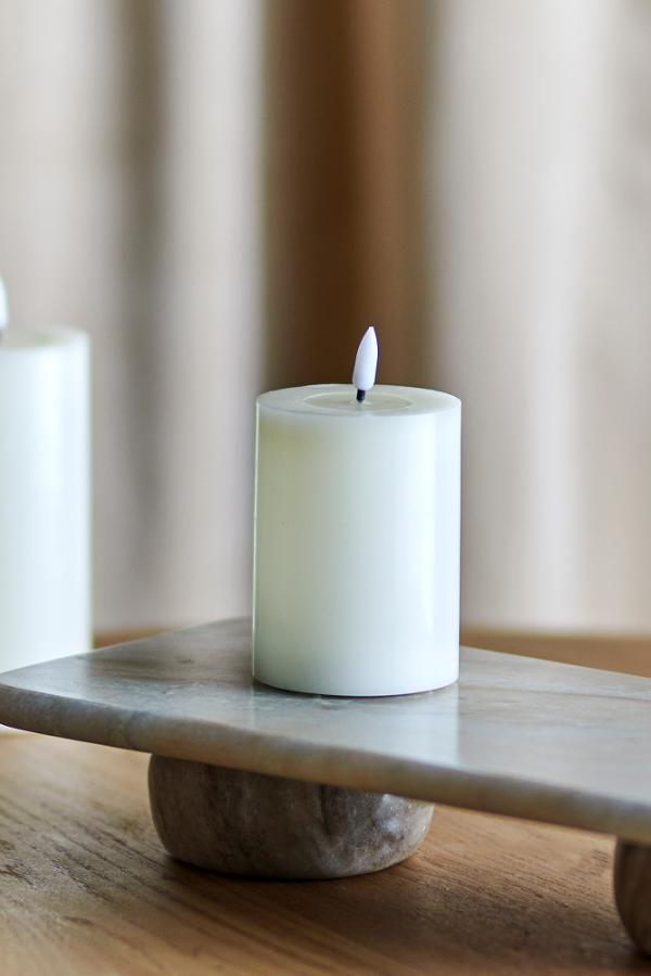 Bloomingville Ponza LED Candle, White, Paraffin