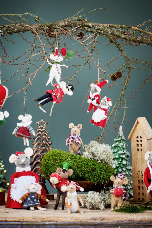 Bloomingville Peo Ornament, Multi, Wool