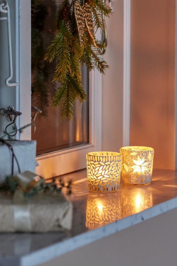 Bloomingville Myr Votive, White, Glass