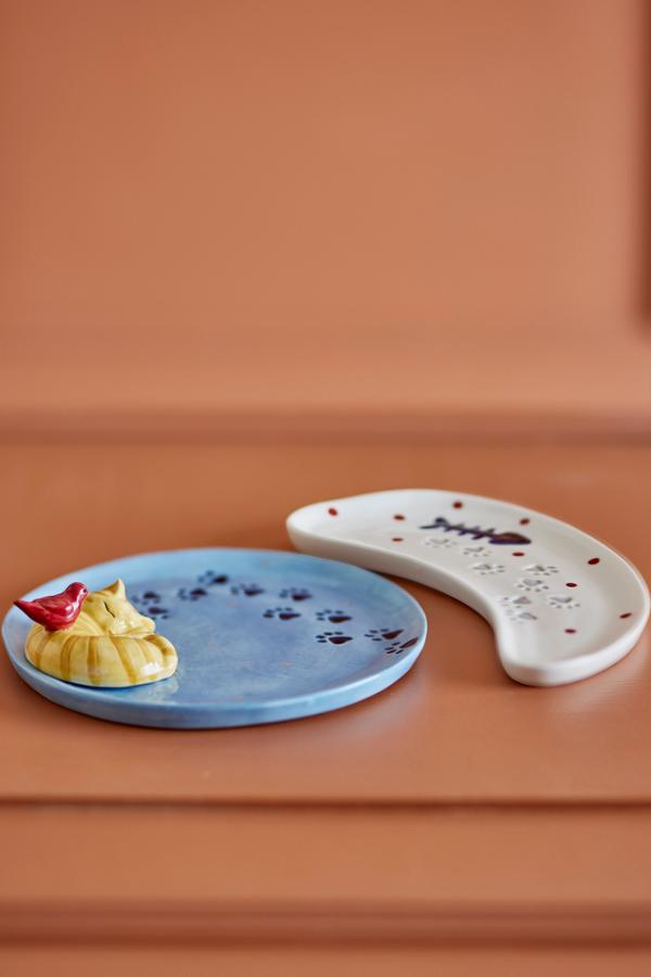 Bloomingville Bitte Serving Plate, Multi, Stoneware