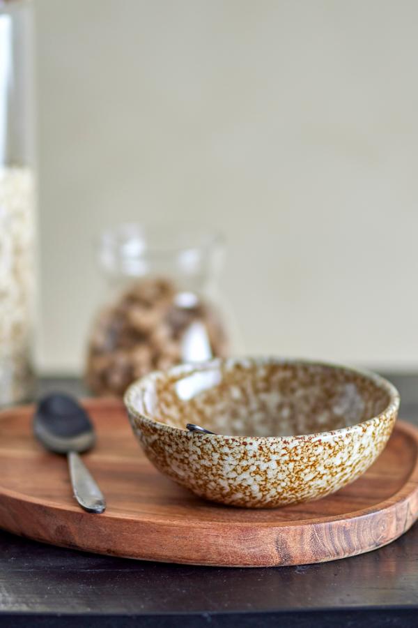 Bloomingville Paula Bowl, Brown, Stoneware