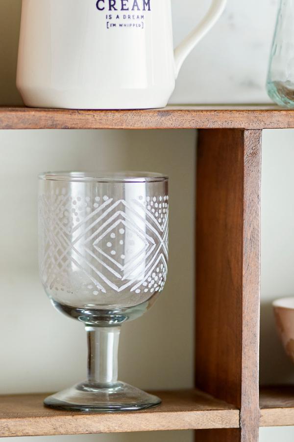 Creative Collection Kiyomi Wine Glass, Clear, Recycled Glass