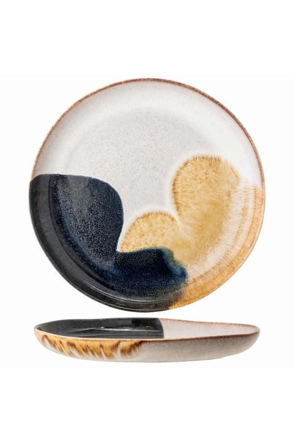 Bloomingville Jules Serving Plate, Blue, Stoneware