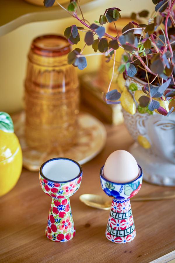 Creative Collection Florist Egg Cup, Multi, Stoneware