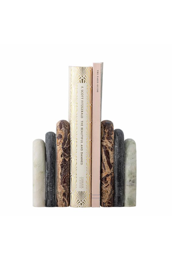 Creative Collection Vani Bookend, Multi, Marble