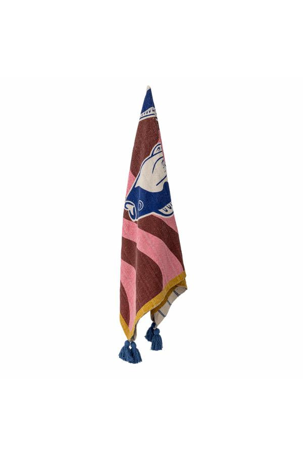 Bloomingville Remy Throw, Multi, Recycled Cotton
