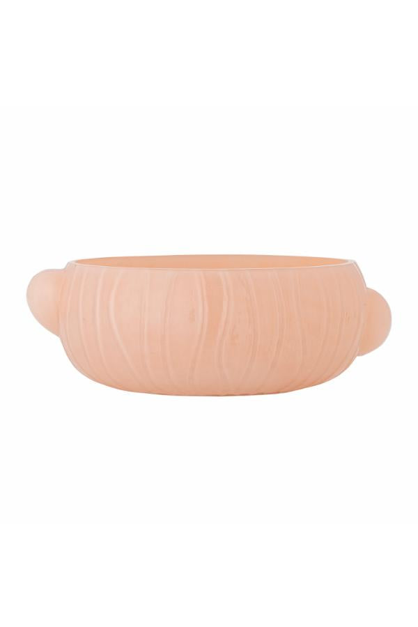 Bloomingville Lalie Bowl, Rose, Glass