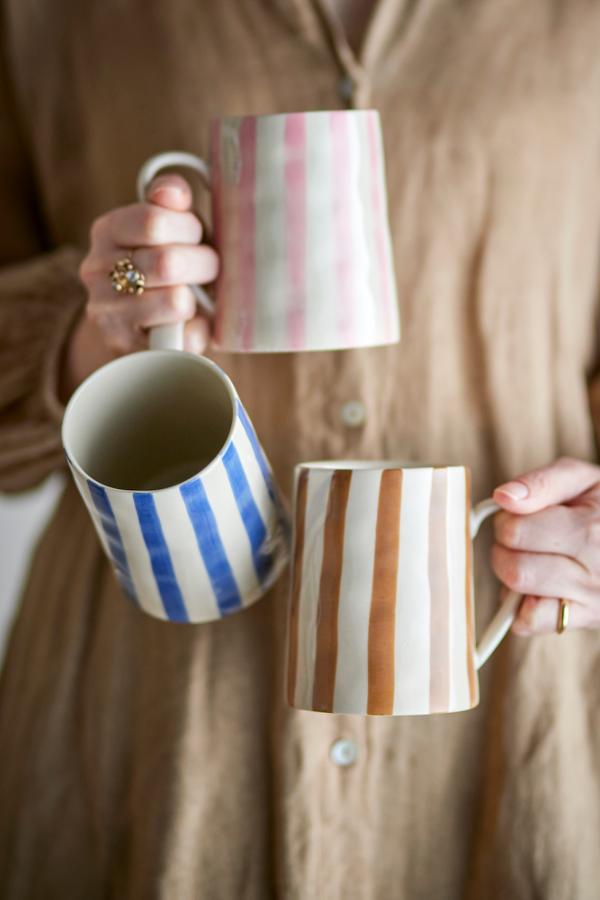 Creative Collection Begonia Mug, Brown, Stoneware