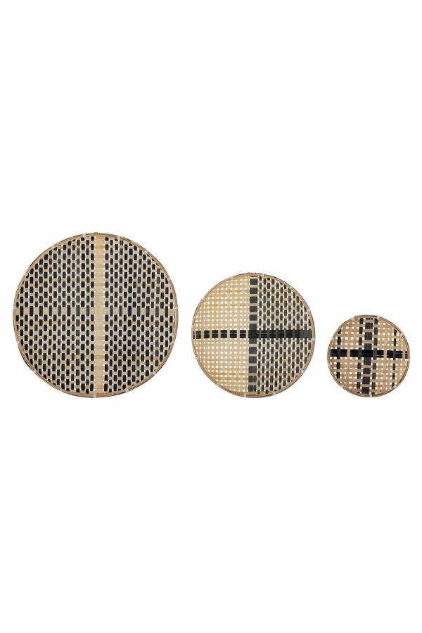 Bloomingville Tona Wall Decor, Black, Bamboo