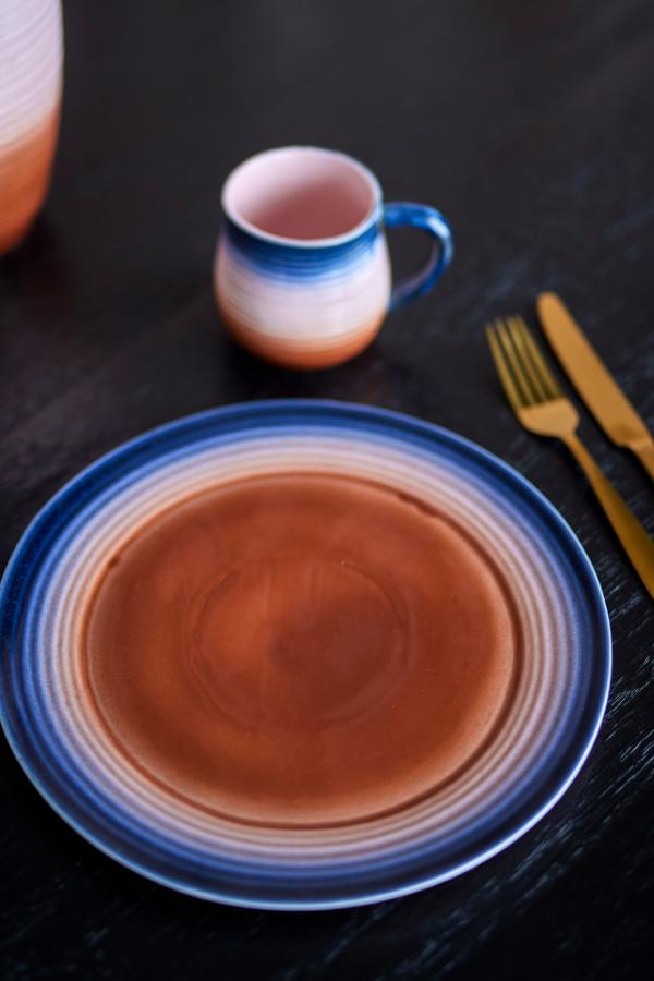 Bloomingville Tatum Plate, Multi, Stoneware
