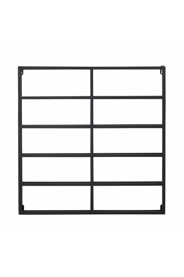 Bloomingville Magne Wine Rack, Black, Metal