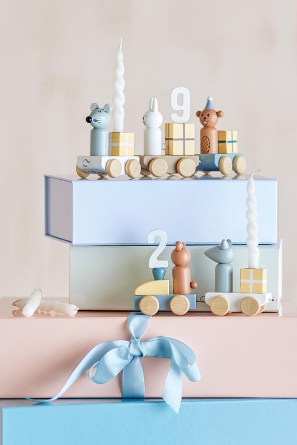 Bloomingville Mini Junaid Birthday Decoration, Multi, FSC®100%, MDF