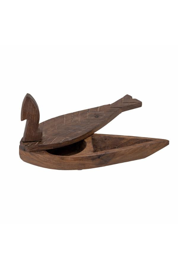 Creative Collection Hamida Box w/Lid, Brown, Reclaimed Wood