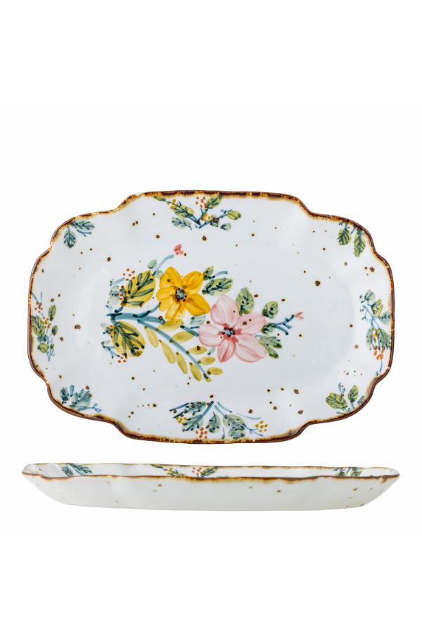 Creative Collection Savina Serving Plate, Multi, Stoneware