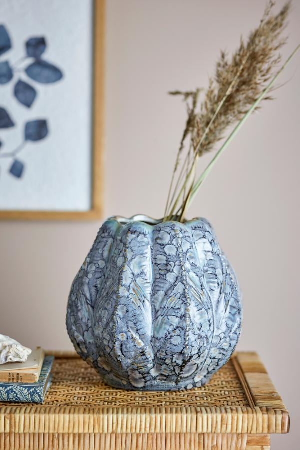 Creative Collection Hetty Vase, Blue, Stoneware
