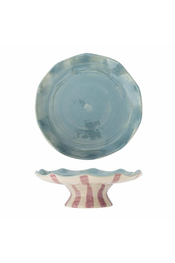Bloomingville Willa Cake Tray, Multi, Stoneware