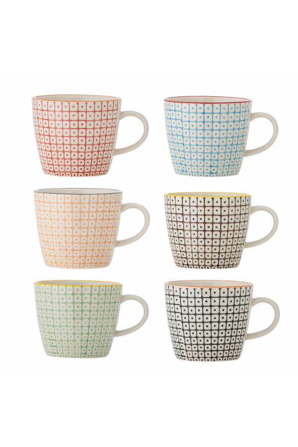 Bloomingville Carla Mug, Multi, Stoneware