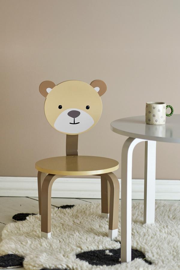 Bloomingville Mini Marle Chair, Brown, FSC®100%, MDF