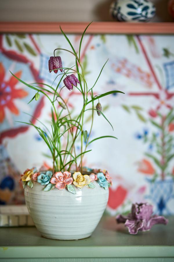 Creative Collection Eanna Flowerpot, Multi, Stoneware