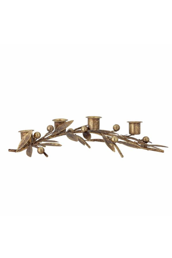 Bloomingville Mirabel Candle Holder, Gold, Metal