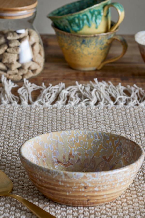 Bloomingville Milani Bowl, Nature, Stoneware