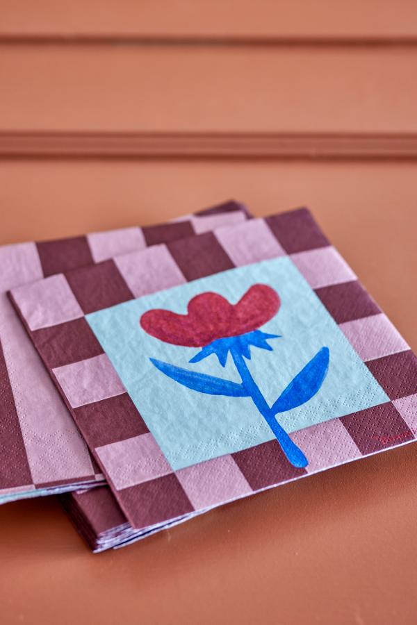 Bloomingville Vinia Napkin, Multi, FSC®Mix, Paper