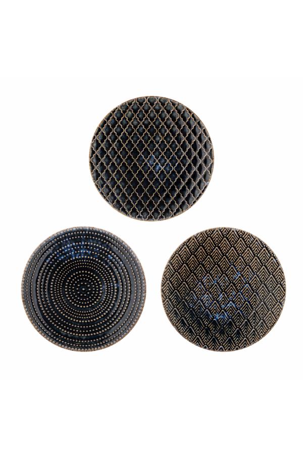 Creative Collection Elanor Plate, Blue, Stoneware
