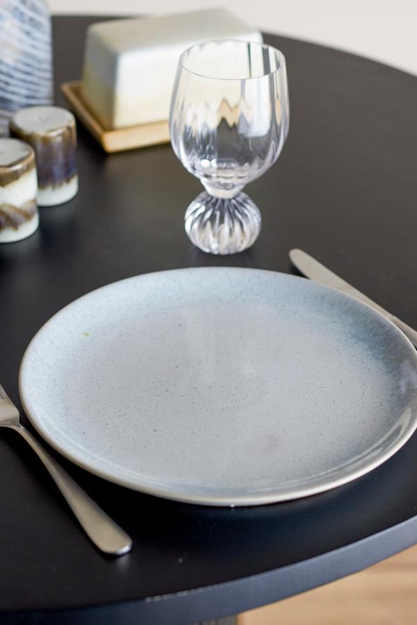 Bloomingville Paula Plate, Blue, Stoneware