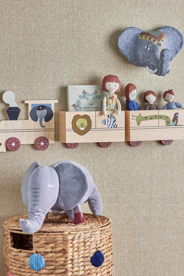 Bloomingville Mini Mallen Shelf, Nature, Plywood