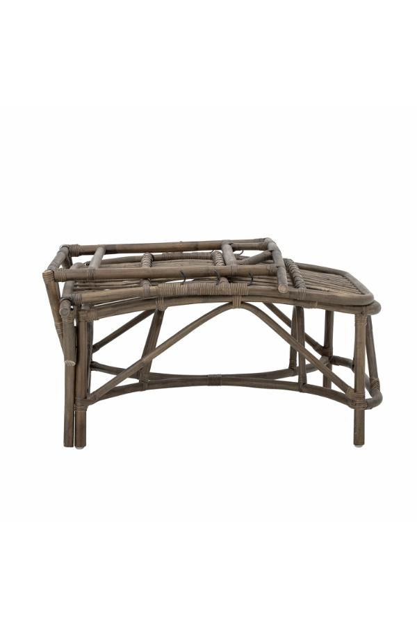 Bloomingville Dione Deck Chair, Brown, Rattan