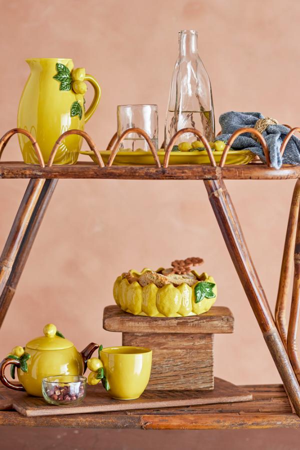 Creative Collection Limone Bowl, Yellow, Stoneware