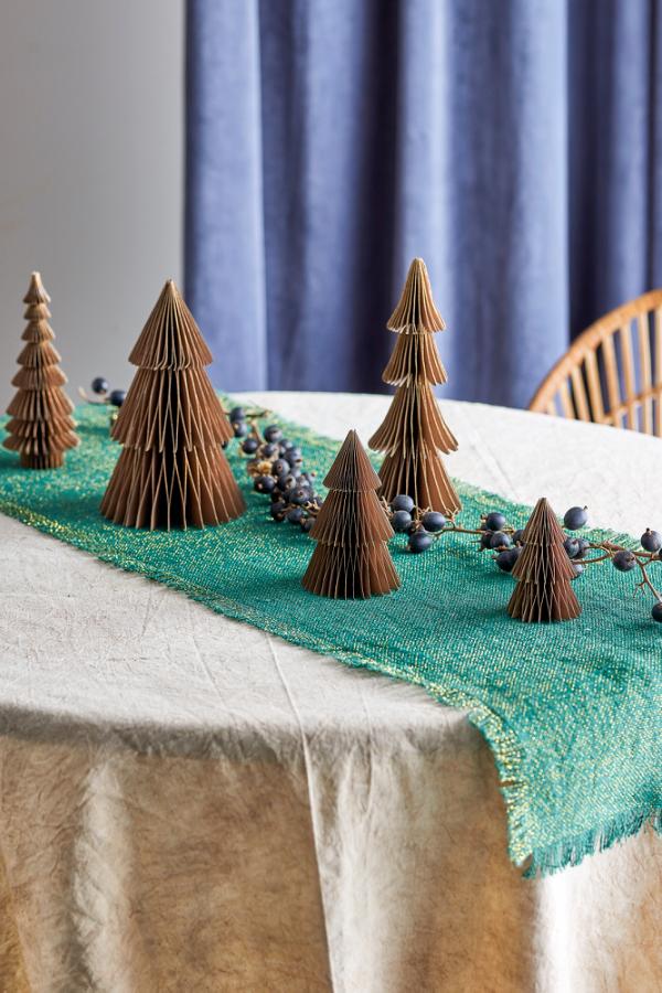 Bloomingville Janavi Table Runner, Green, Jute