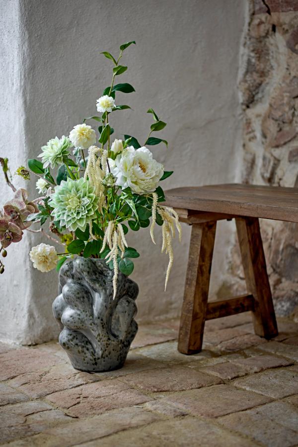 Bloomingville Rise Bouquet, White, Artificial Flowers