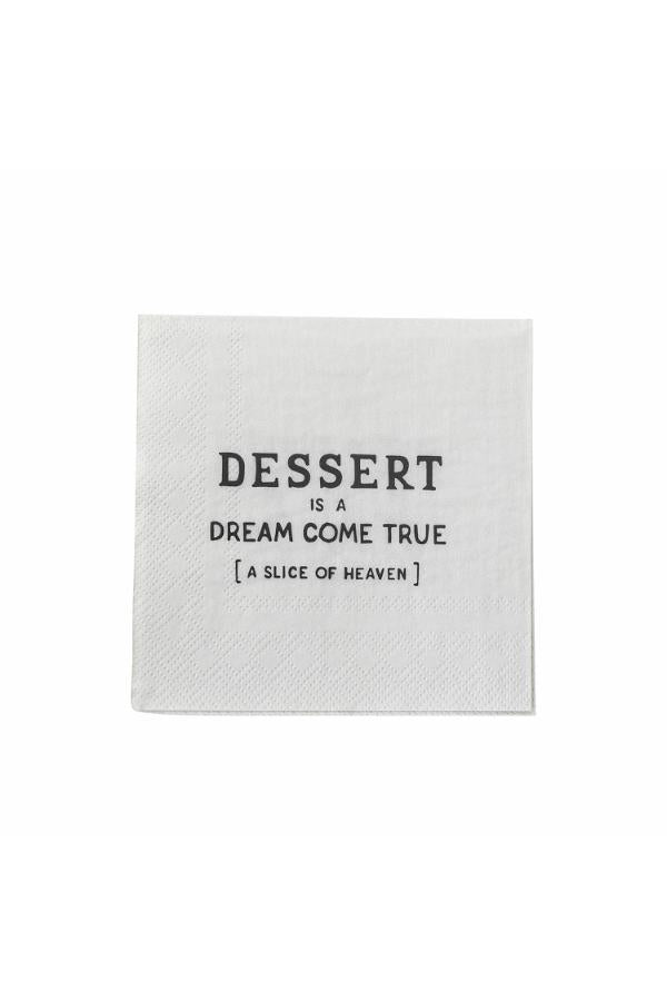 Creative Collection Wendy Napkin, White, FSC®Mix, Paper