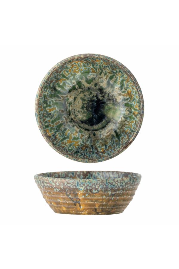 Bloomingville Milani Bowl, Green, Stoneware