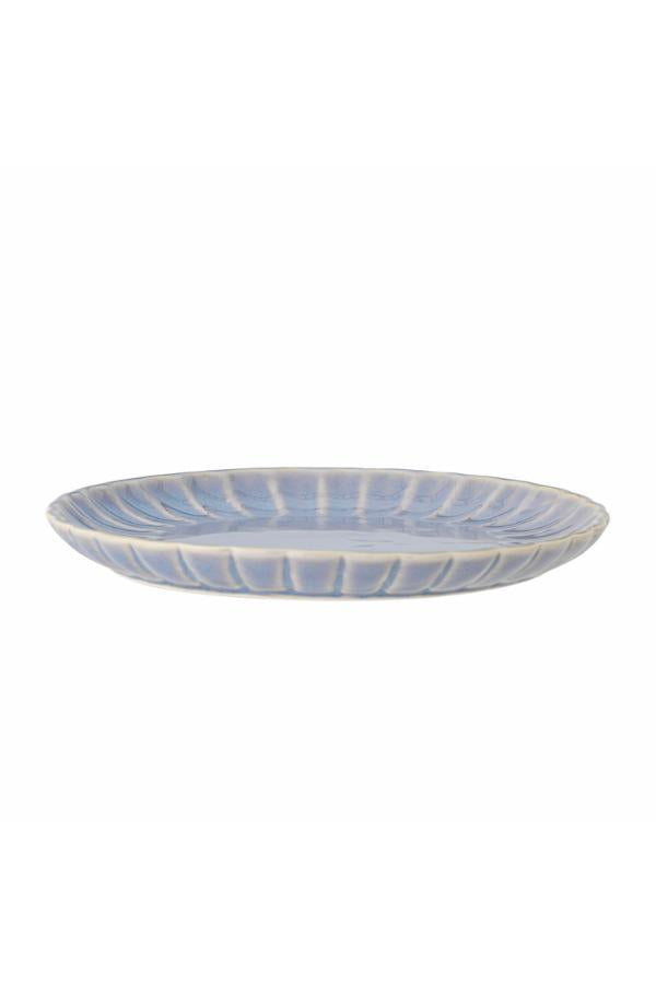 Bloomingville Latina Plate, Blue, Stoneware