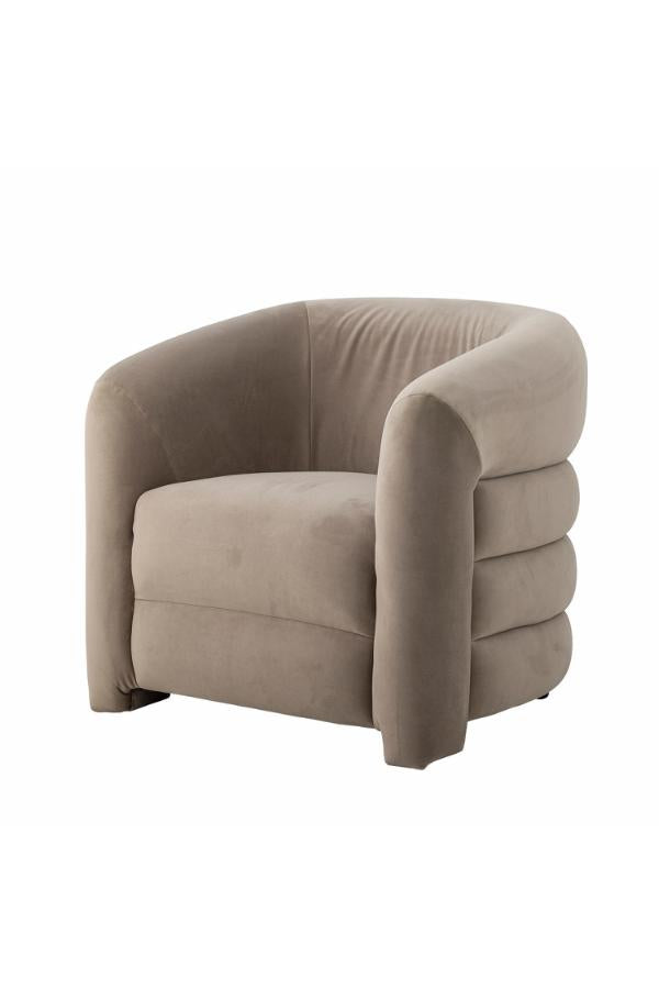 Bloomingville Joel Lounge Chair, Grey, Polyester