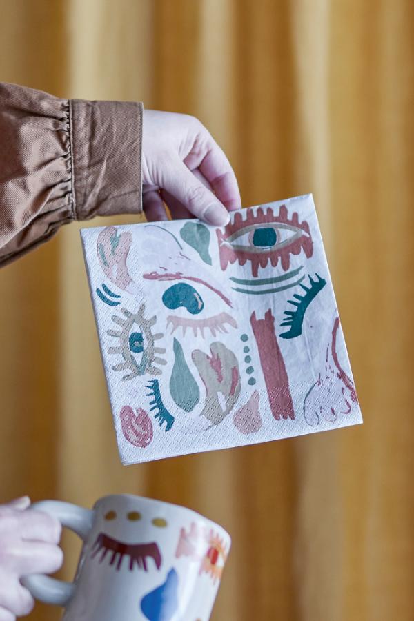 Bloomingville Horus Napkin, Multi, FSC®Mix, Paper