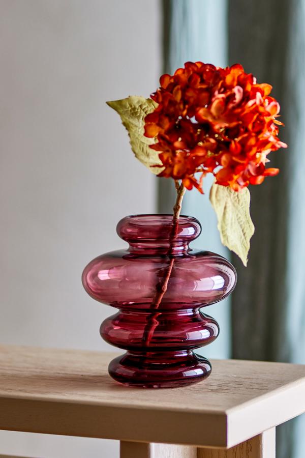 Bloomingville Kayn Vase, Purple, Glass