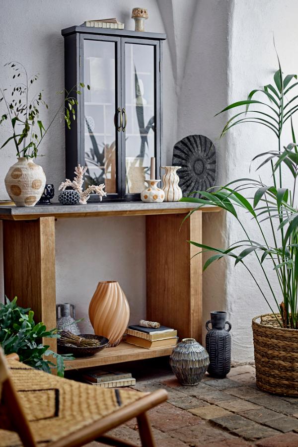 Creative Collection Byron Candle Holder, Nature, Stoneware