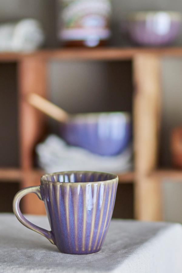 Bloomingville Latina Cup, Purple, Stoneware