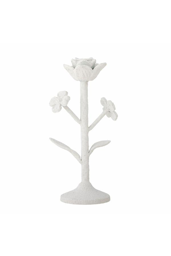 Creative Collection Ranin Candle Holder, White, Iron