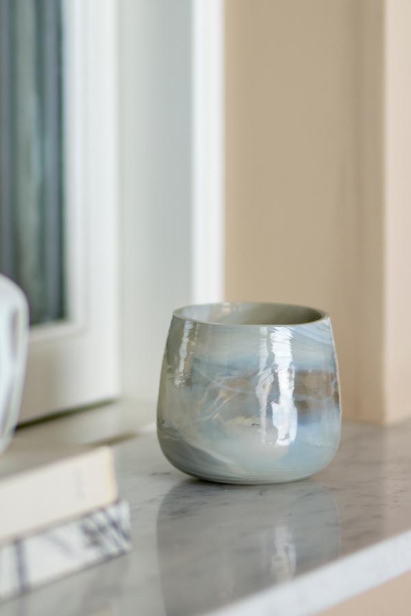 Bloomingville Imran Votive, Grey, Recycled Glass