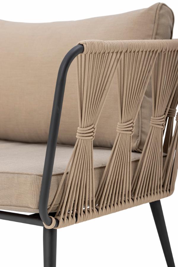 Bloomingville Pavone Sofa, Brown, Metal