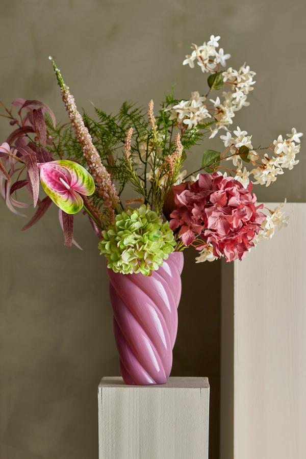 Bloomingville Myrtle Stem, White, Artificial Flowers